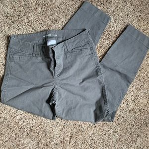 Grey old navy pixie chino pants